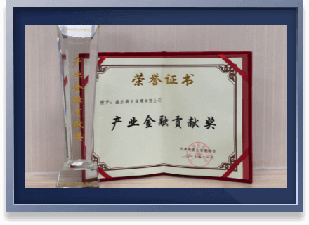 Industry Financial Contribution Award of Tianjin Commercial Factoring Association