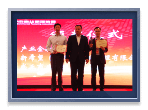 China Commercial Factoring Industry Upgrade Summit: Industrial Financing Contribution Award (2019)