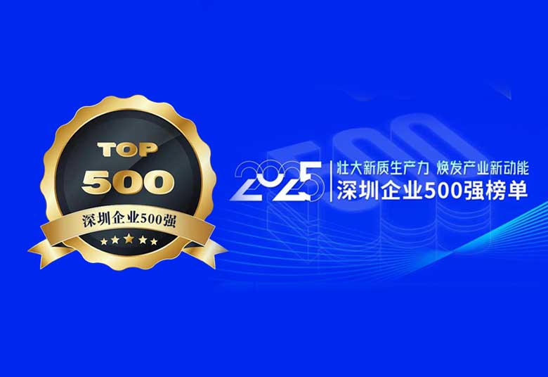 盛业再度荣登“2025深圳企业500强”榜单